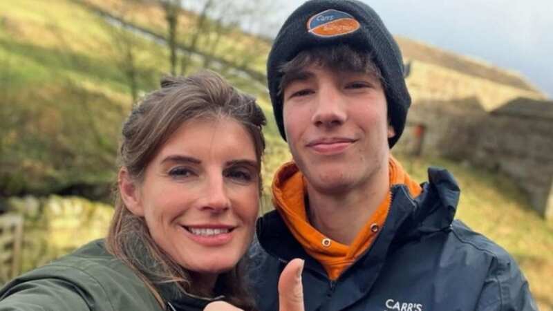 Reuben Owen, pictured with his mother Amanda Owen, is set to have his own reality TV show (Image: @yorkshireshepherdess)
