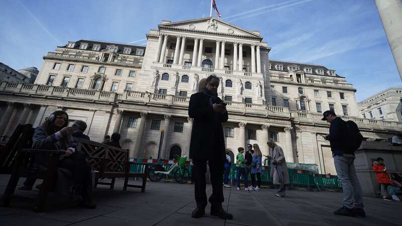The Bank of England is expected to keep interest rates unchanged when it meets on Thursday (Image: PA Wire/PA Images)