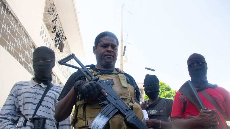 Armed gang leader Jimmy "Barbecue" Cherizier (Image: AFP via Getty Images)