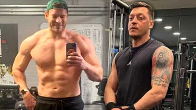 Sports stars who got jacked after retiring including hulking Torres and Seedorf after Ozil body transformation