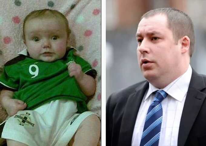 Baby killer who brutally murdered tiny daughter beaten up in prison and left with broken leg
