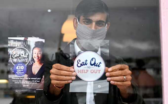 Rishi Sunak allocated £2 million for focus groups to gather feedback on the "Eat Out to Help Out" scheme