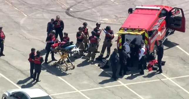 One student has been injured in a shooting incident at a Dallas high school