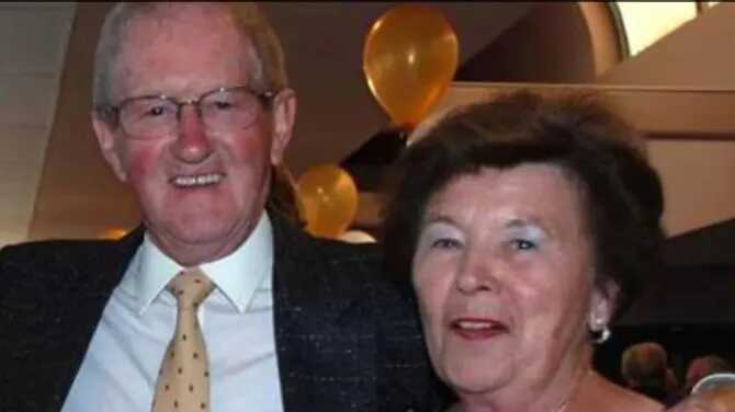 Donald Morley, 93, (pictured with wife Jean, 92) has been sentenced to nine years in prison for killing his wifeCredit: Facebook
