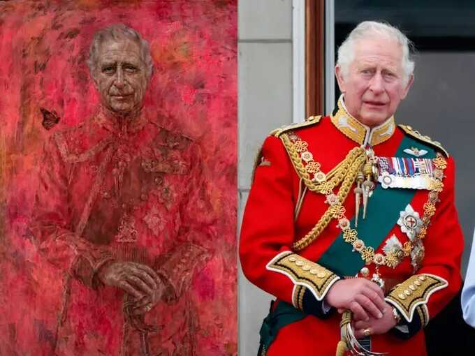 King Charles’ official portrait divides public as new artwork branded ’monstrosity’ by critics