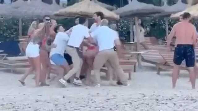 Eight stag do Brits arrested over mass fight at Majorcan restaurant
