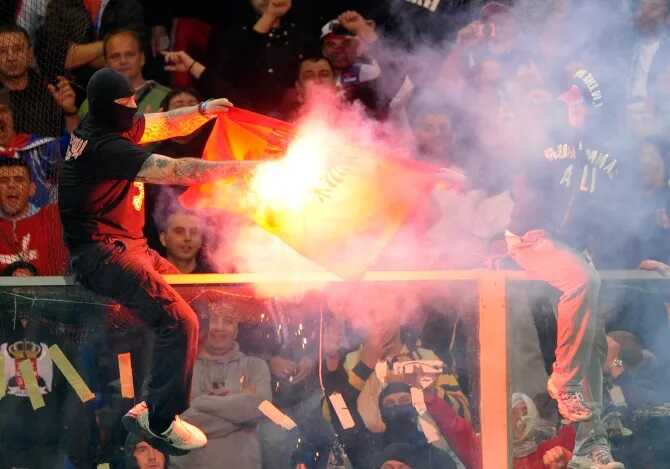 Serbian Hooligans are one of the most notorious football fans known to create carnage during big games
