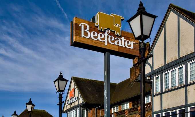 Whitbread owns the Beefeater and Brewers Fayre restaurant chains as well as Premier Inn hotels. Photograph: Brian Anthony/Alamy