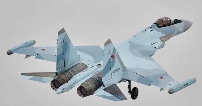 The Russian Su-34 bomber is one of the more modern aeroplanes in the Kremlin’s arsenal (Picture: Rostech/east2west news)