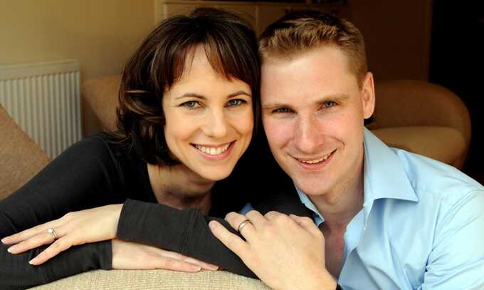 Chris and Elizabeth Philp married in 2009. Photograph: Stuart Clarke/Rex/Shutterstock
