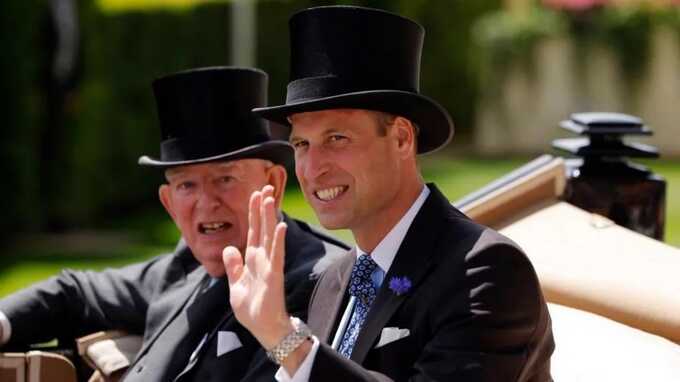 Prince William and Queen join second day of Royal Ascot