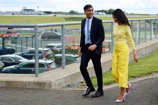PM Rishi Sunak and his wife Akshata Murty ( Image: Getty Images)