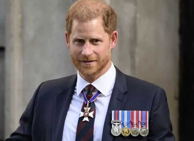 Prince Harry is set to receive the award next month ( Image: (Image: Getty))