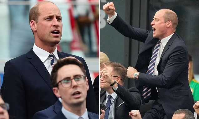 Prince William will cheer on England in their quarter-final clash with Switzerland