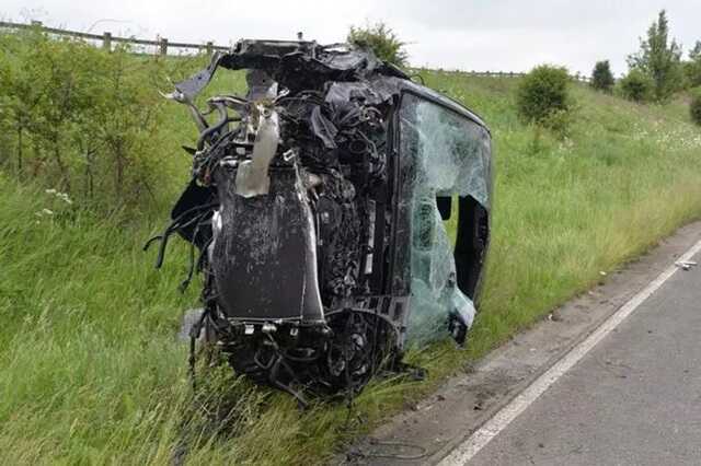 Anderson’s Audi Q5 after the crash ( Image: Durham Police)