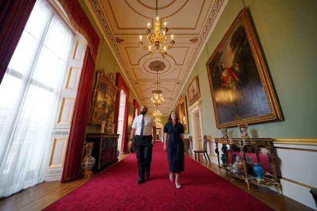 The east wing has been opened up to visitors for the first time (Picture: Jonathan Brady/PA Wire)