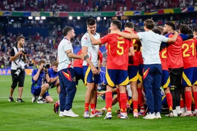 Alvaro Morata updates on injury after incident post Euro 2024 win