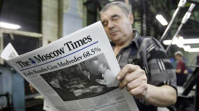 The Moscow Times labeled "undesirable" by Putin’s Russia