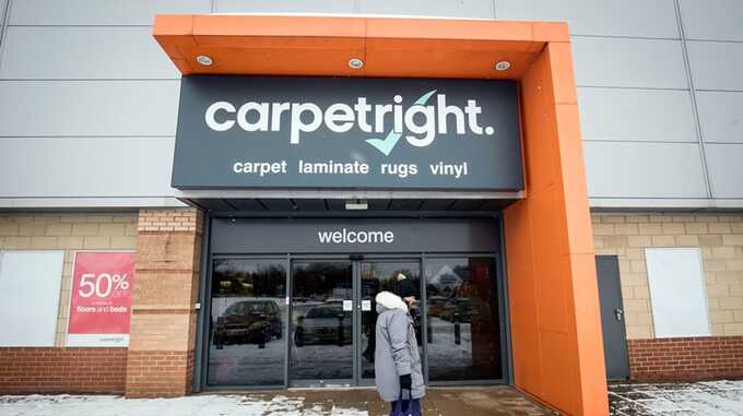 Carpetright on brink of collapse putting 1,800 jobs and 270 stores at risk