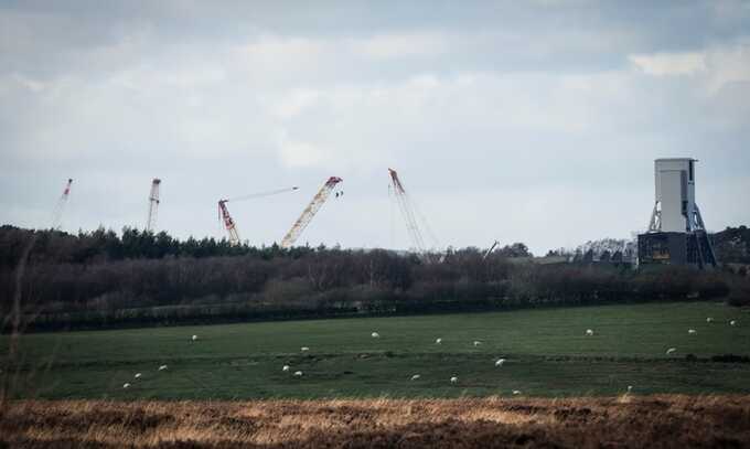 The site of the Woodsmith mine in North Yorkshire developed by Sirius Minerals. Photograph: Mark Pinder/The Observer