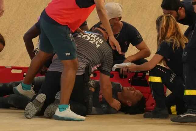 Team GB star Kye Whyte taken to hospital after horror BMX crash at Paris Olympics