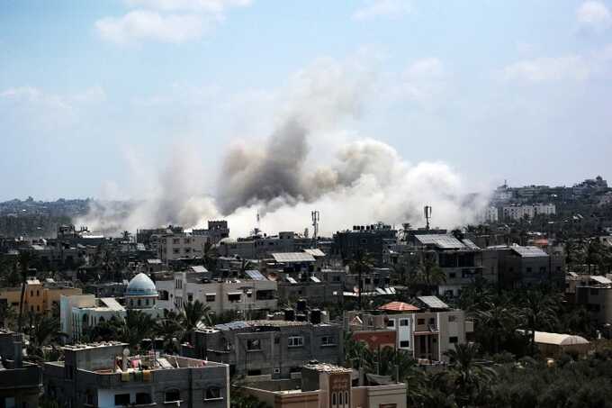 Israeli airstrike hits Gaza school killing at least 60 Palestinians sheltering inside