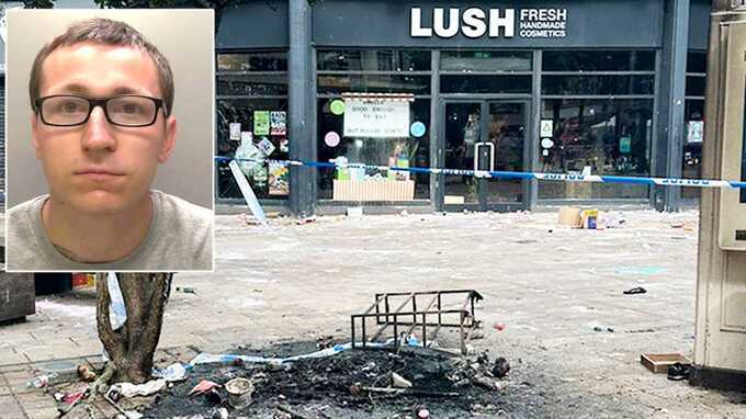 Girl, 13, pleads guilty to violent disorder during riots as Lush looter admits vandalizing 10 cars