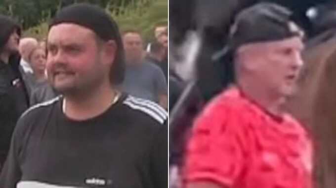 Police have issued a number photographs of people they would like to speak to. in connection with violent disorder in Rotherham