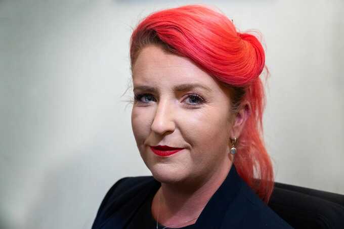 Shadow Secretary for Transport and Labour MP, Louise Haigh, in her Westminster office. She was just 27 when first elected as a Labour MP in 2015 (Photo: Tom Pilston)