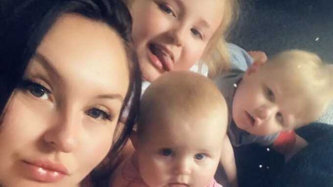 Bryonie Gawith, 29, and her children Denisty, nine, Oscar, five, and Aubree Birtle, 22 months, all died after their home was set alight (Image: FACEBOOK)