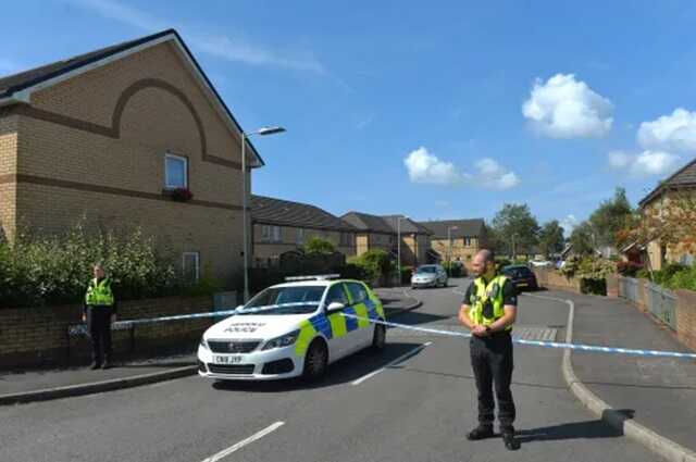 The child was found dead at a home on Cwm Du Close, Gendros, Swansea (Picture: WALES NEWS SERVICE)