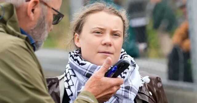 Greta Thunberg arrested and handcuffed at Pro-Palestine protest