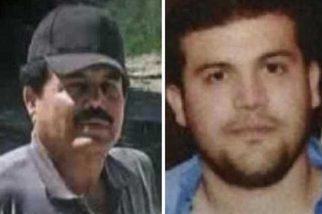 This combo of images provided by the U.S. Department of State show Ismael "El Mayo" Zambada, a historic leader of Mexico’s Sinaloa cartel, left, and Joaquín Guzmán López, a son of another infamous cartel leader, after they were arrested by U.S. authorities in Texas, the U.S. Justice Department said on July 25, 2024.