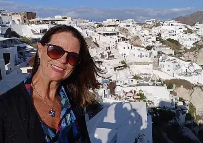 Divorcee who sold everything for three-year ’dream world cruise’ kicked off ship after private WhatsApp messages leak. Picture: Facebook