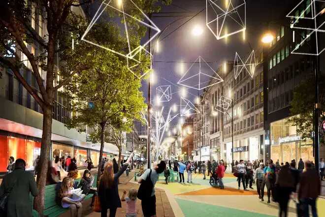 Plans to pedestrianise London’s iconic Oxford Street unveiled by the Mayor. Picture: TFL