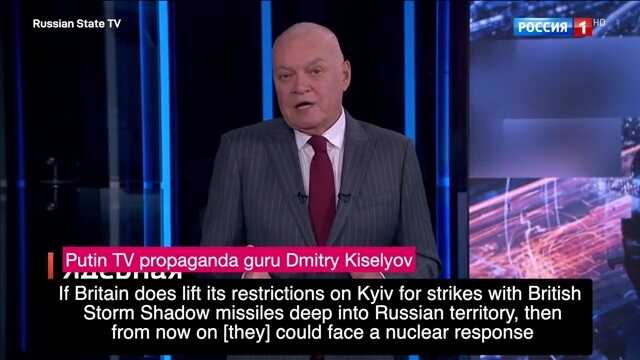 Putin’s most trusted mouthpiece warns dictator could unleash London nuke attack