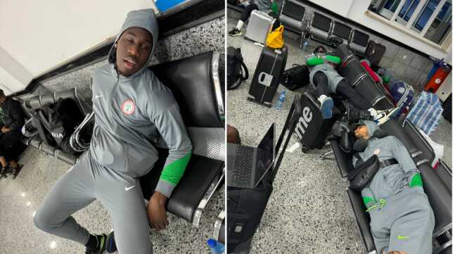 Nigeria football team boycotts match after angry players condemn ’hostage situation’ at the airport