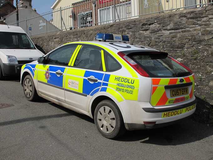 Police are investigating the death of a four-month-old baby in Clynderwen