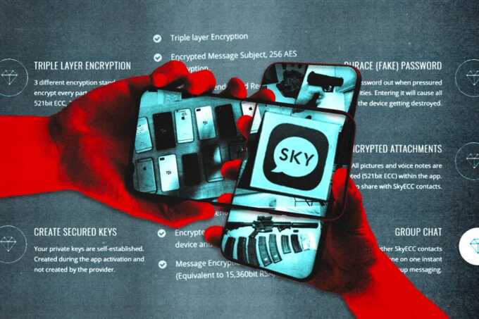 Balkan criminals planned murders using encrypted phones from the Canadian start-up Sky Global