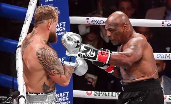 Boos erupt as Jake Paul defeats 58-year-old Mike Tyson in controversial Netflix fight