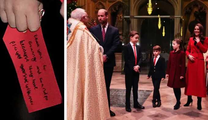 Prince Louis’ heartfelt note at carol service warms hearts