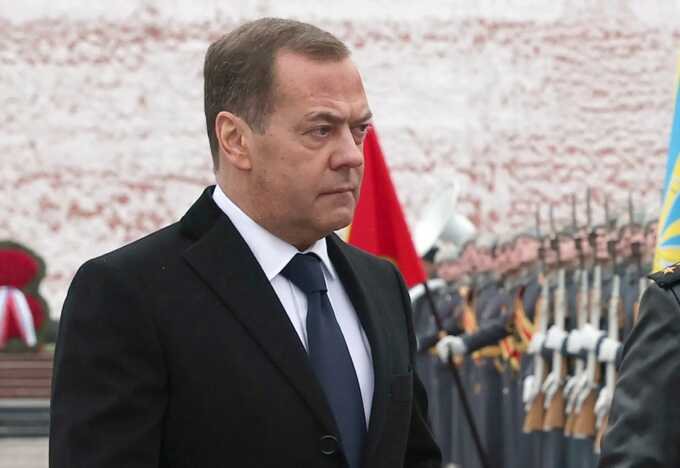 Dmitry Medvedev says editors of the Times are ‘legitimate military targets’