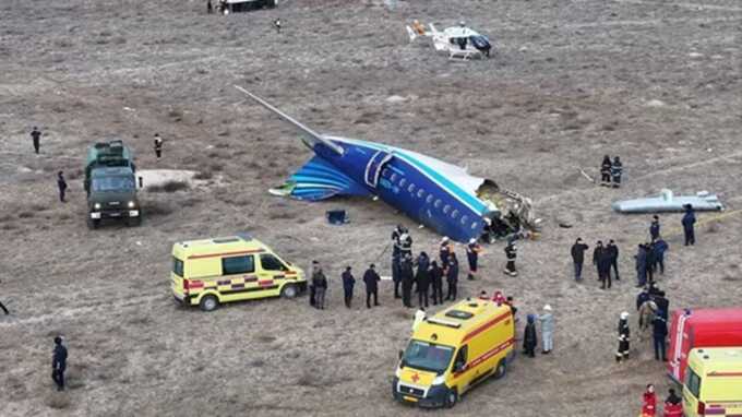 Azerbaijan Airlines plane crashes in Kazakhstan on Christmas Day, with ’dozens feared dead’