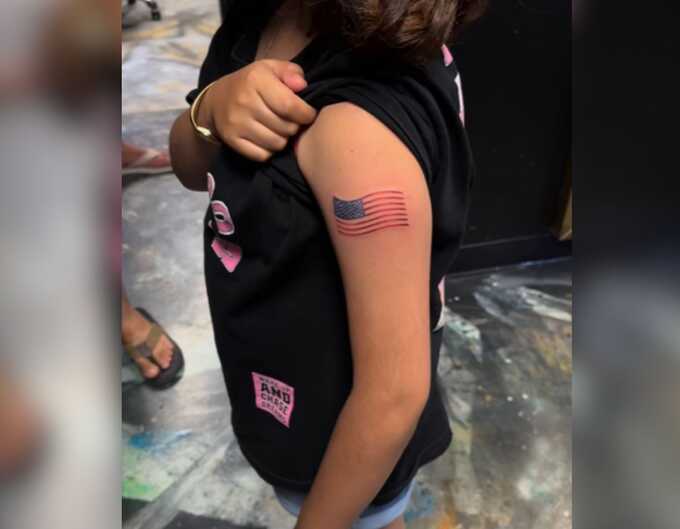 Parents let girl, 9, get tattoo in homage to Donald Trump