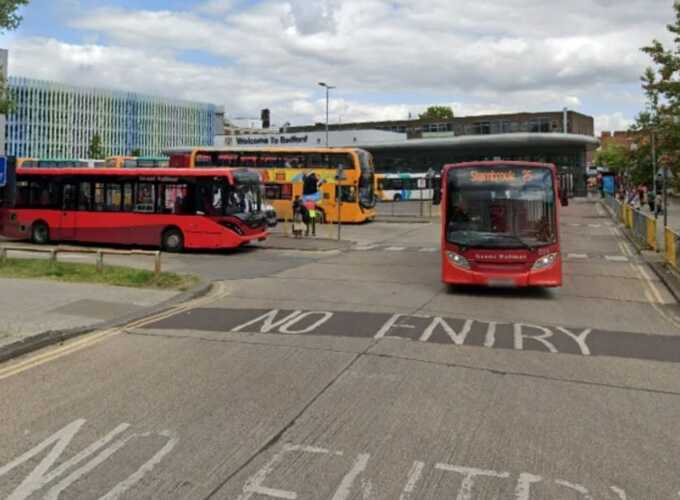 Police hunt black-clad gang after 17-year-old student killed at Bedford bus station