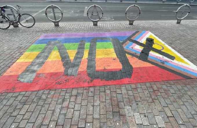 Pride flags outside Tube station removed permanently due to repeated vandalism