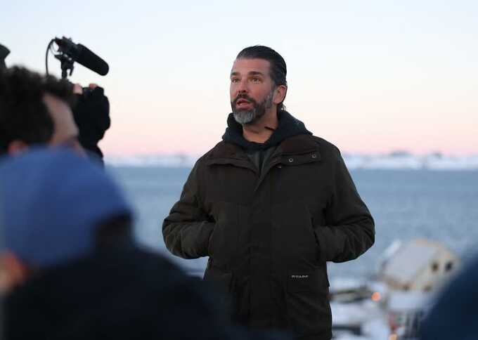 Homeless people given free lunch to attend Trump Jr event in Greenland