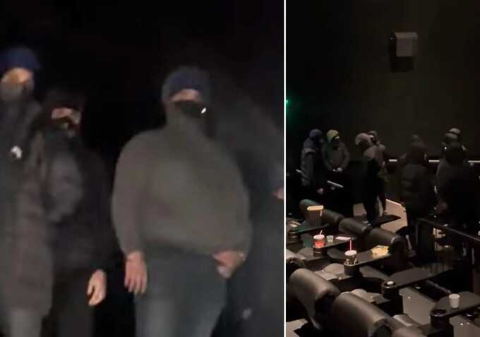 Masked men storm London cinema, shouting ’down with India’