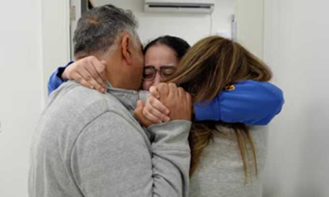 Israeli soldiers reunited with families after being freed from Hamas captivity