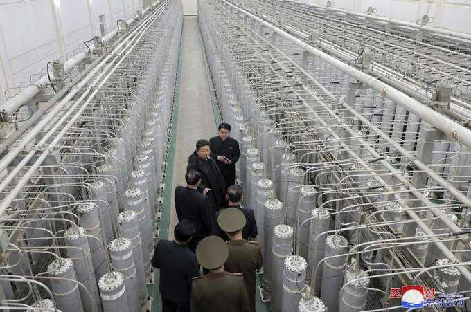 North Korean leader Kim inspects nuclear facility, urges strengthening of arsenal